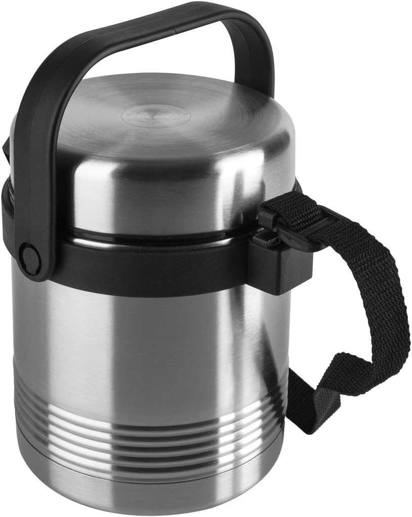 Récipient alimentaire isotherme Emsa en inox avec sangle