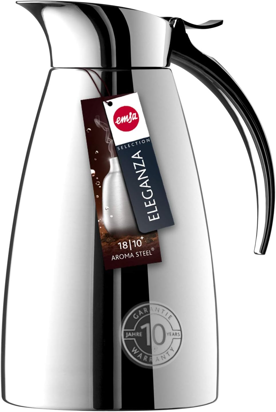 Pichet isotherme Emsa Eleganza 0,6 L en acier inoxydable
