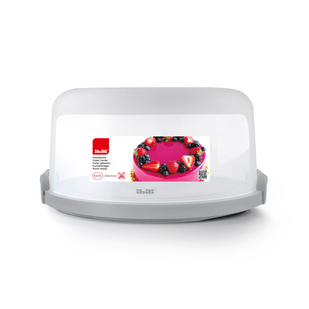 Porte-gâteaux rond 30x15 cm - Ibili
