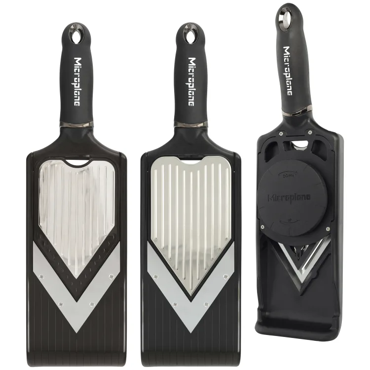 Mandoline réglable avec râpe à julienne - Microplane