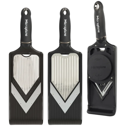 Mandoline réglable avec râpe à julienne - Microplane