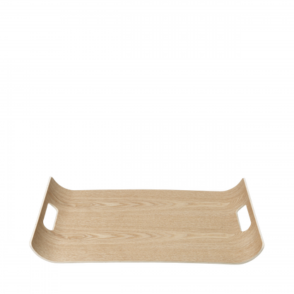 Grand plateau Wilo Blomus - plateau rectangulaire en bois naturel