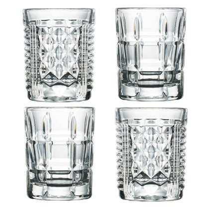 Coffret de 4 shooters After 4cl (2 décors) - La Rochère