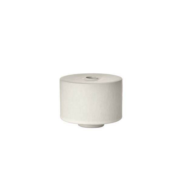 Vase Makoto Blomus - grès mat beige Moonbeam sur petits pieds
