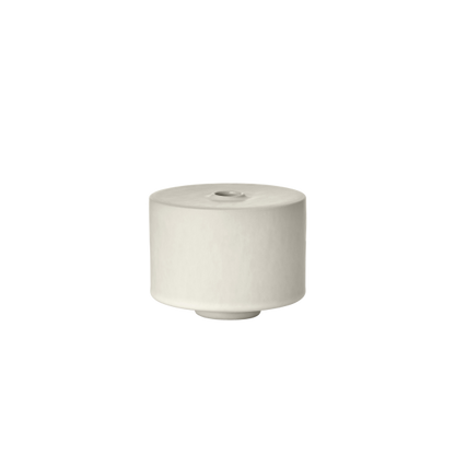 Vase Makoto Blomus - grès mat beige Moonbeam sur petits pieds