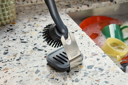 Brosse à Vaisselle & Support en Inox SinkTech™ - Joseph Joseph