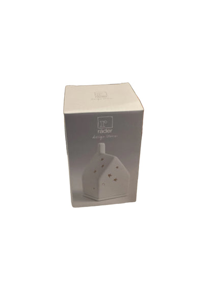 Petite maison lumineuse de Noël Räder porcelaine blanche
