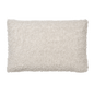 Housse de coussin Teddy 40 x 60 Blomus coloris Moonbeam - tissu bouclette doux et moelleux