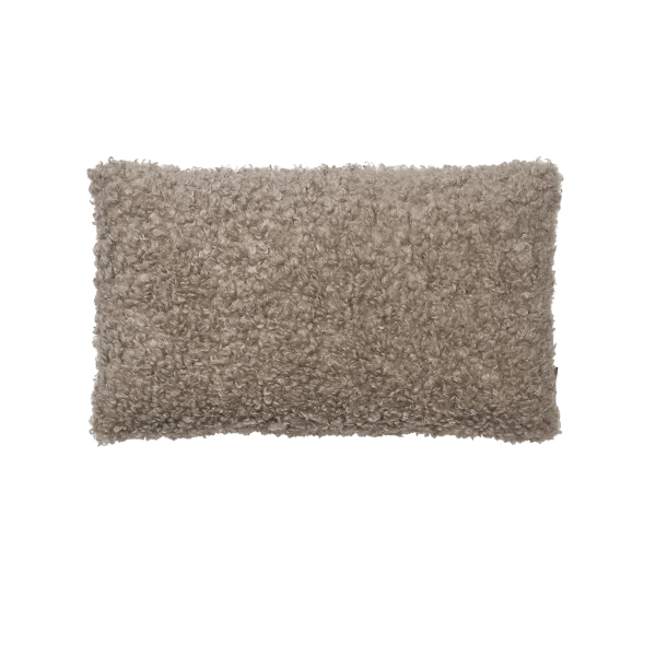 Housse de coussin Teddy 30 x 50 Blomus coloris Fungi - bouclette douce à poils courts