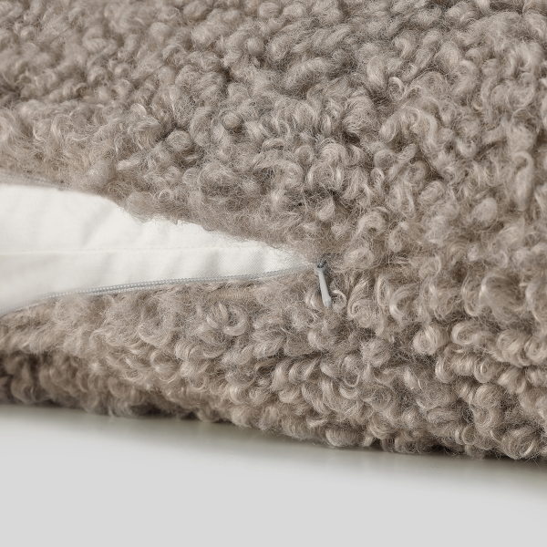 Housse de coussin Teddy 30 x 50 Blomus - format allongé en bouclette