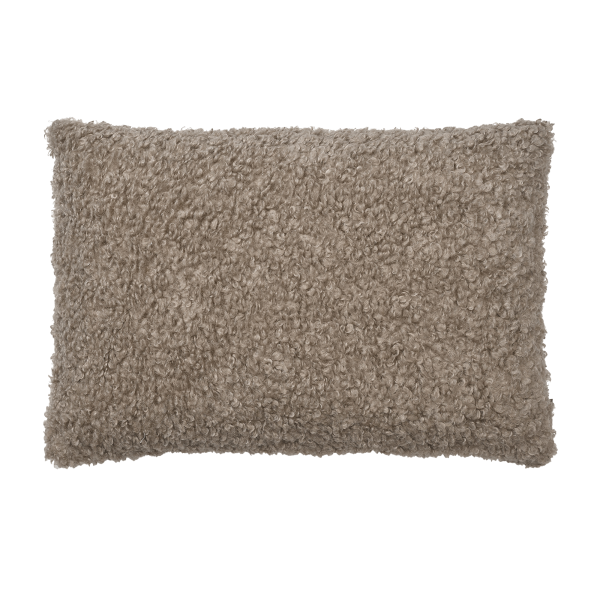Housse de coussin Teddy 40 x 60 Blomus coloris Fungi - tissu bouclette doux et moelleux