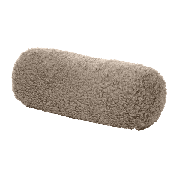Coussin bolster Teddy Blomus - rouleau moelleux en bouclette