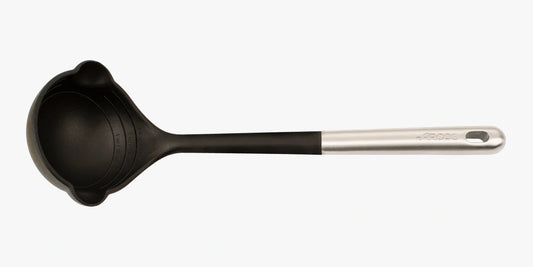 Louche Arcos inox et silicone manche long noir
