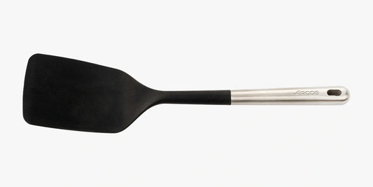 Spatule Arcos tête silicone noire et manche inox