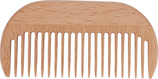 Peigne de poche Redecker en bois de hêtre ciré, antistatique