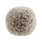 Coussin rond Teddy Blomus - surface douce façon fourrure teddy