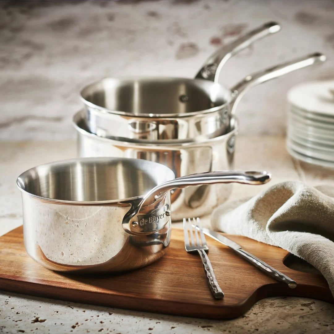 Série de 3 casseroles en inox Affinity - De Buyer