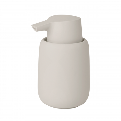 Distributeur de savon Sono Blomus - céramique mate beige Moonbeam