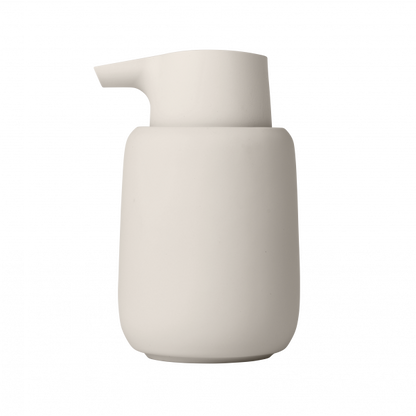 Distributeur de savon Sono Blomus - pompe intégrée et silhouette douce