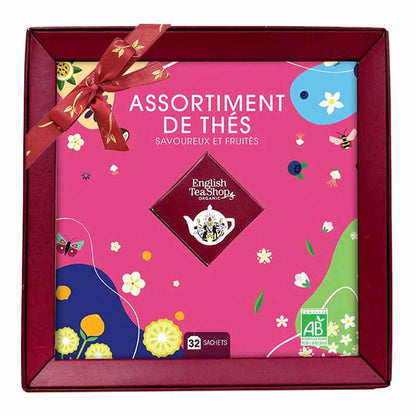 Coffret Assortiment de thés Bio 32 sachets - English Tea Shop