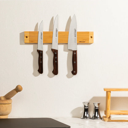 Barre aimantée (Rangement Couteaux) Bambou 300 x 45 mm - Arcos