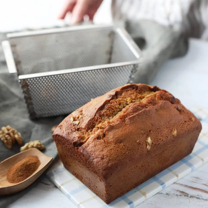 Moule à cake rectangulaire à fond amovible + 2 feuilles de cuisson antiadhésive - De Buyer