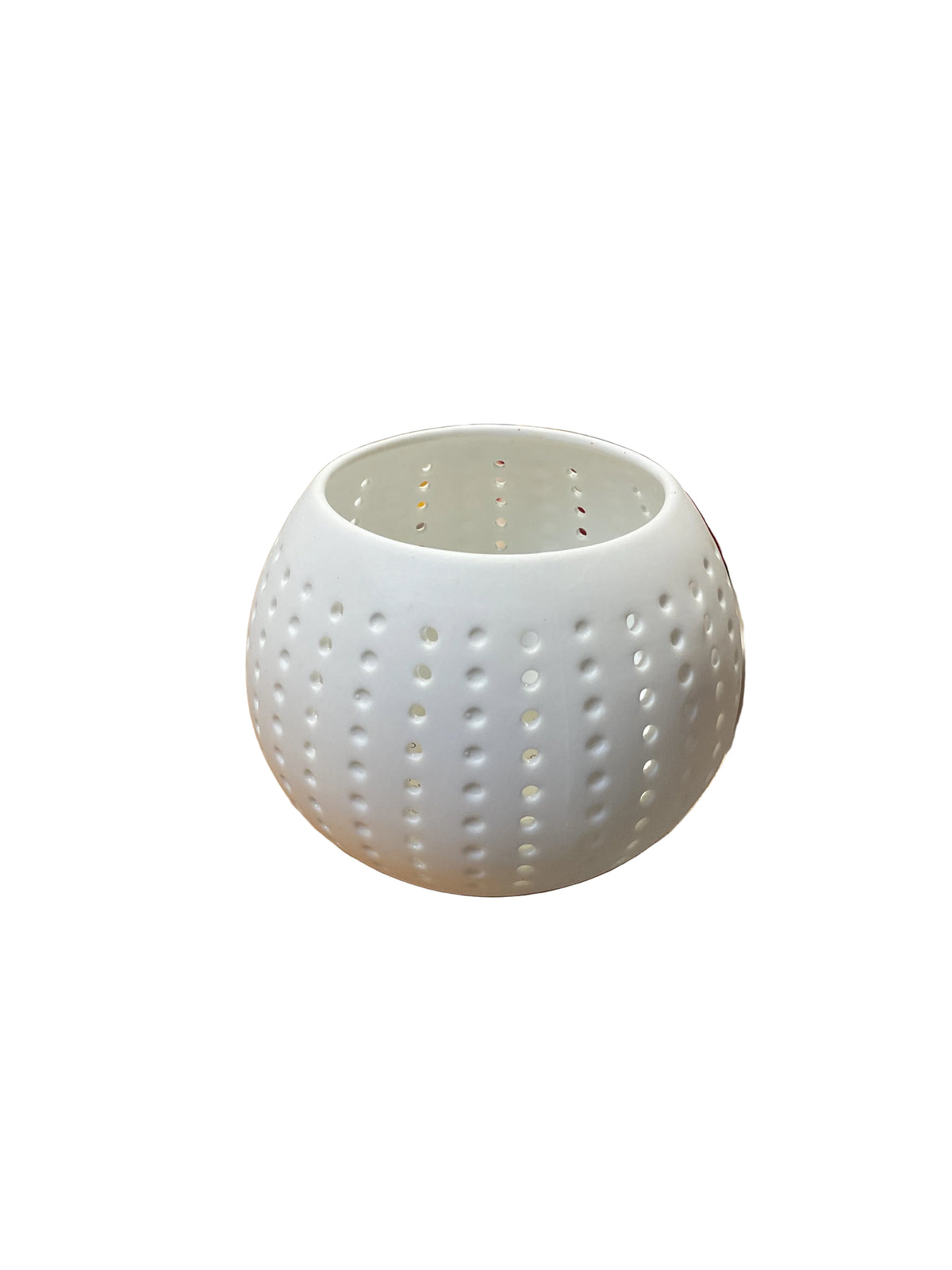 Photophore balle Räder porcelaine blanche