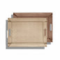 Plateau bicolore réversible en similicuir 55X41cm - Freeform