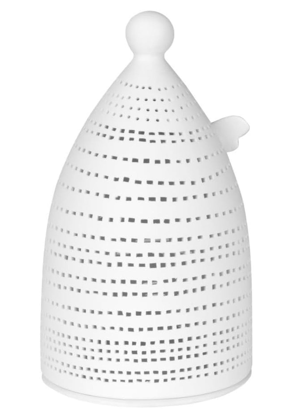 Grand photophore ange Räder porcelaine blanche