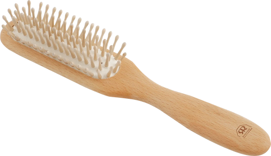 Brosse à cheveux en bois avec pictos boules - Redecker