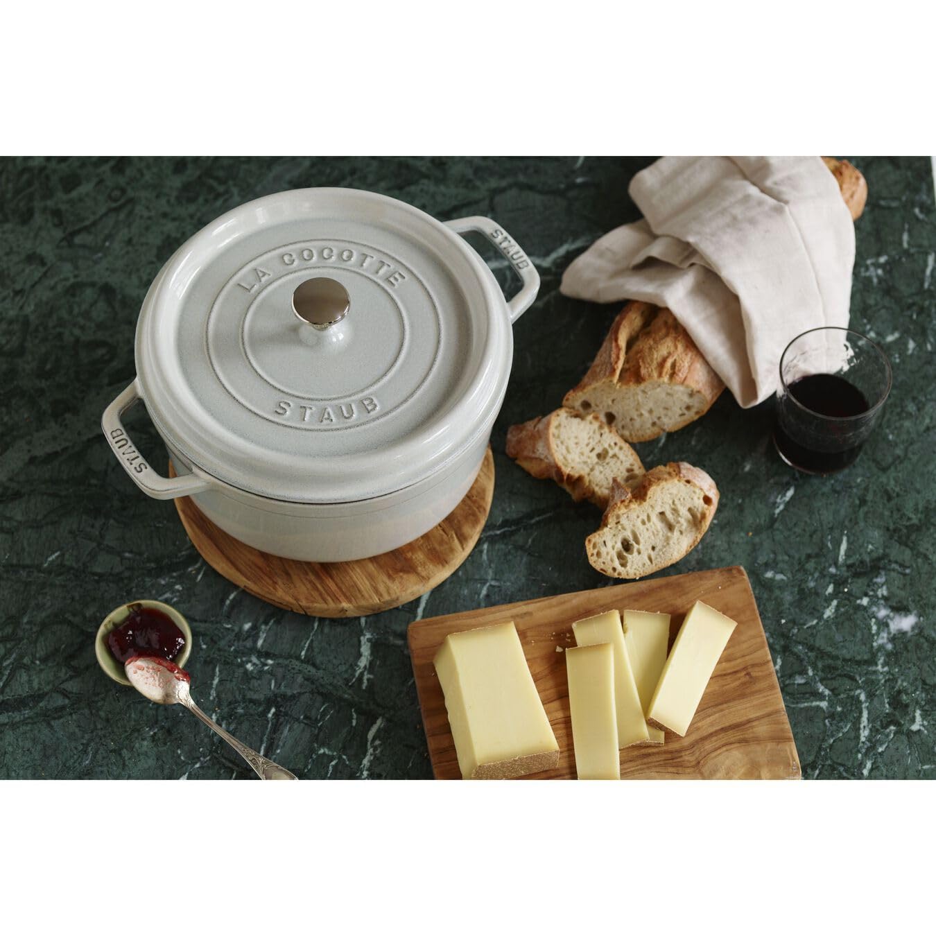 Cocotte en fonte ronde 28 cm - Staub