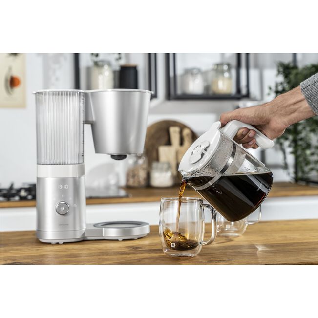 Cafetière avec filtre, 1,5 l, Blanc argenté ENFINIGY - Zwilling