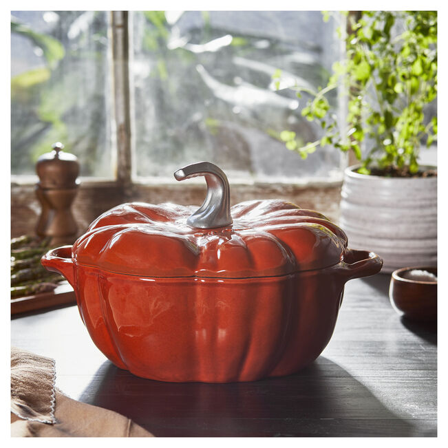 Cocotte 24 cm, Citrouille, Cannelle, Fonte - Staub