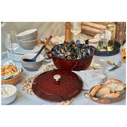 Cocotte 26 cm, La Marmite lys, Grenadine - Staub