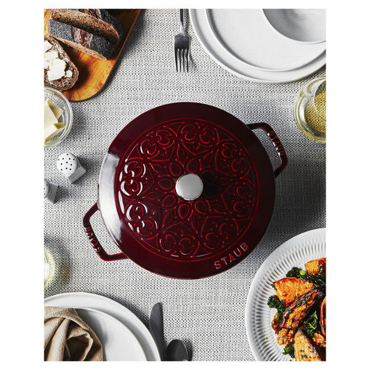 Cocotte 26 cm, La Marmite lys, Grenadine - Staub