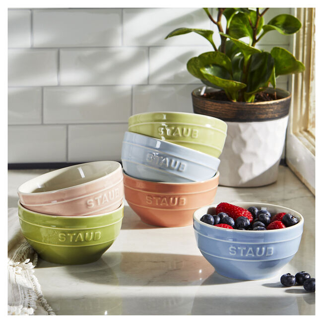 Set de bols macaron 12 cm / 6-pcs - Staub