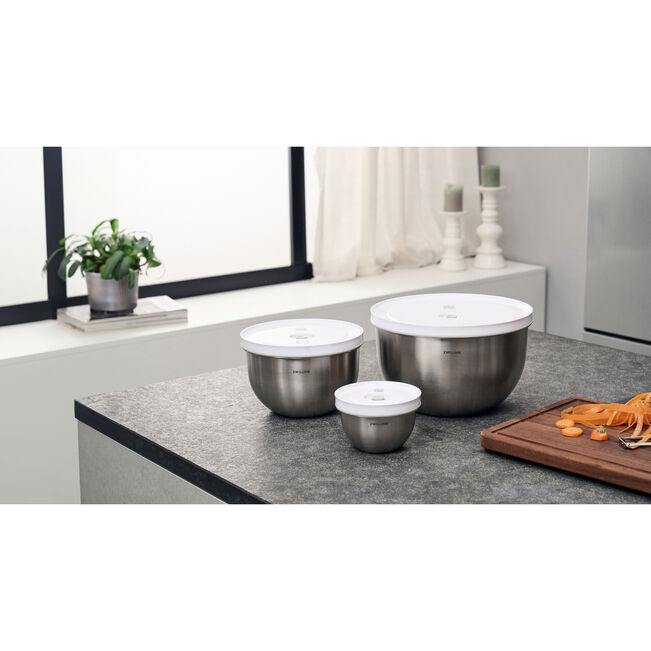 Set de bols sous vide S/M/L / 6-pcs, Acier inoxydable, - Zwilling