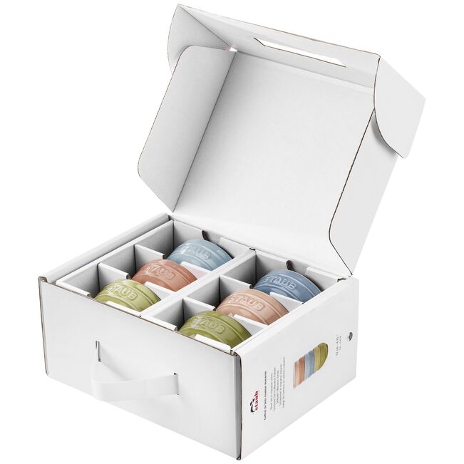 Set de bols macaron 12 cm / 6-pcs - Staub