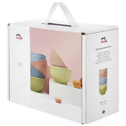 Set de bols macaron 12 cm / 6-pcs - Staub
