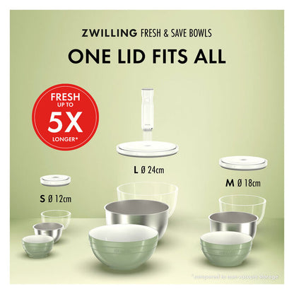 Bol sous vide L / 24 cm, Verre, Fresh & Save - Zwilling