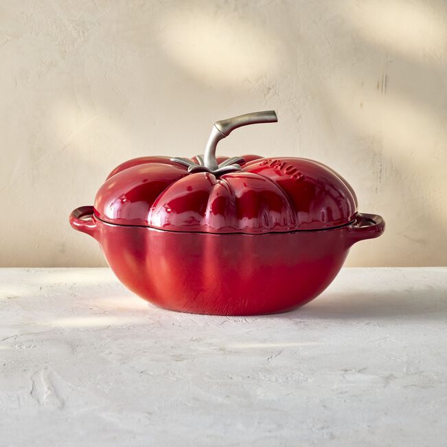 Cocotte 25 cm, Tomate, Cerise, Fonte - Staub