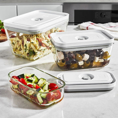 Set de boîtes sous vide, S/M/L / 3-pcs, Verre, Fresh & Save - Zwilling