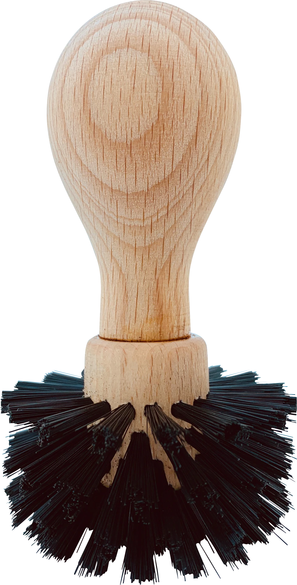 Brosse Redecker pour porte-filtre expresso, corps en hêtre huilé