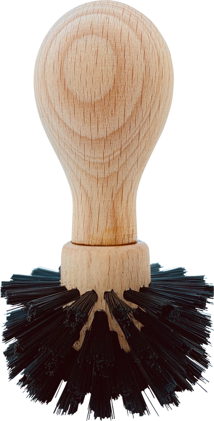 Brosse Redecker pour porte-filtre expresso, corps en hêtre huilé