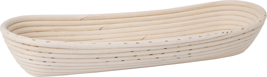 Corbeille à pain ovale Redecker en rotin peddig, grand modèle