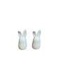 Set de 2 petits lapins Räder porcelaine blanche