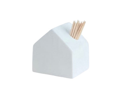 Porte cure-dents maison en porcelaine Räder porcelaine blanche