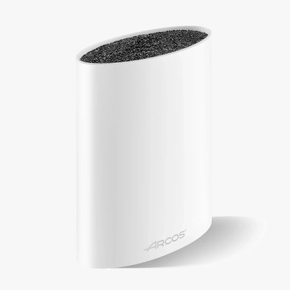 Bloc oval rangement couteaux fibres synthétiques amovibles blanc 220 x 160 x 65 mm - Arcos
