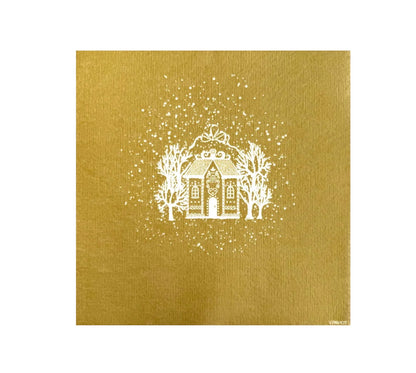 Serviettes papier maison pain d‘épice 40 x 40 cm - Françoise Paviot