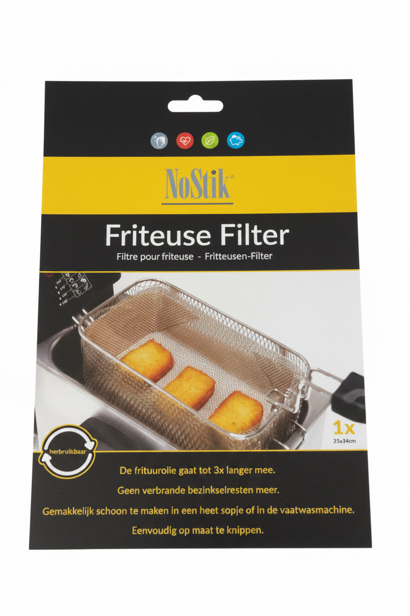 Filtre pour friteuse NoStick réutilisable